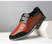 Men's Casual Soft Sole Slip-On Leather Shoes – Korean British Style