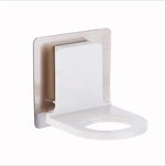 Wall-Mounted Punch-Free Shower Gel Rack – Bathroom Organizer Storage