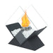 Diamond-Shaped Desktop Alcohol Fireplace Portable Indoor Outdoor Stove