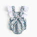 Floral Baby Jumpsuit With Contrasting Colors - Adorable Baby Clothing for Newborns
