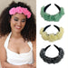 Fashionable Handmade Snow Yarn Flower Headband