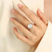 Women's Vintage White Seashell Statement Ring for Index Finger Styling