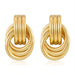 Knot Style Geometric Earrings Fashionable Women's Jewelry