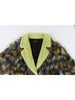 Long Colorful Thick Warm Hairy Shaggy Faux Fur Coat Women's Fluffy Overcoat