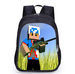 Teenager Minecraft Cartoon Backpack – Cool School Bag for Boys
