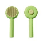 Self-Cleaning Sunflower Pet Comb – Easy Hair Removal Tool for Cats and Dogs