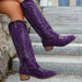 Point Toe Block Heel Boots for Women – Elegant Ankle Design