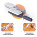 Automatic Rotating Self-Cleaning Hairbrush with Anti-Static Massage Comb