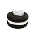 Minimalist Oreo-Inspired Tissue Box for Modern Living Room and Bedroom Decor