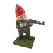 Funny Army Gnome Resin Statues – 3pc Outdoor Garden or Desk Decor Set