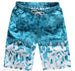 Quick-Dry Swimwear Shorts – Printed Board Shorts for Men’s Beachwear