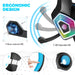 RGB Wired Gaming Headset – Colorful Over-Ear Computer Headphones