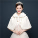 Bridal Fur Shawl and Warm Cloak for Wedding Dress and Cheongsam