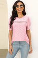 Patchwork Round Neck Pullover T-Shirt With Simple And Modern Aesthetic