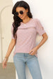 Patchwork Round Neck Pullover T-Shirt With Simple And Modern Aesthetic