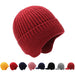 Hats Men's Autumn and Winter Woolen Hats Plush Thickened Knit Hats for Cold Weather