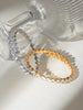 Stainless Steel Zircon Inlaid Bracelet for Women