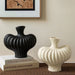 High-End Plastic Art Vase With Ceramic Look Perfect For Living Room And Desktop Decor