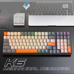 K6 Wireless 5.0 BT 2.4 Ghz Wired Three Modes Backlit 100 Keys Gamer Mechanical Keyboard