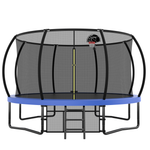 12FT Outdoor Recreational Kids Trampoline with Safety Net and Ladder