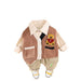 Boys Woolen Vest Long Sleeved Three Piece Suit Kid's Fashion Clothing