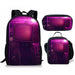 3PC-SET Toilet Man Backpack Primary Secondary School Teenage Peripheral Schoolbags
