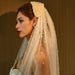 Bridal Pearl Hairband with Extra Long Royal Cathedral Veil Comb