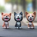 Cute Doll Car Decorations Resin Bobblehead Dog Creative Cute Car Ornaments