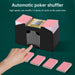 Three Second Silent ABS Automatic Card Shuffler For Family Board Poker Game Nights