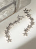 Stainless Steel Star Cutout Earrings For Women’s Modern Fashion Jewelry