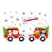 Christmas Decorations Window Glass Static Stickers Home Office Decoration Stickers