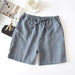 Linen Cotton Large Size Men Women Sports Leisure Comfort Shorts
