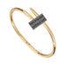 Electroplated Titanium Steel Bracelet for Women with Buckle Design