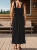 Elegant French-Inspired Beach Vacation Dress for Women with Relaxed Fit Style