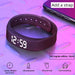 Waterproof Sports Smart Bracelet with Vibration and Night Light for Everyone