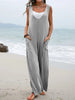 Sleeveless Wide Leg Jumpsuit For Women With Comfortable Fit For Spring And Summer Outfits