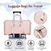 Women's Travel Suit Set – Suit Bag, Makeup Bag, Storage & Grooming Kit