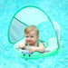 Non-Inflatable Baby Swim Float with Foot Cushion Seat and Fun Water Play Design