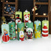 8 Nordic Style Christmas Santa Claus Candle Scented Candle Molds