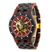 Men’s Luxury Wooden Watch - Automatic Hollow Mechanical Timepiece for Business & Casual Watch