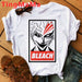 Japanese Anime Bleach T-Shirt Men's Kawaii Kurosaki Ichigo Tees