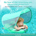 Non-Inflatable Baby Swim Float with Foot Cushion Seat and Fun Water Play Design