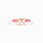 925 Sterling Silver Bow Ring for Women Elegant Minimalist Jewelry