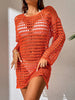 Knitted Hollowed-Out Pullover Swimsuit Cover-Up for Beach Style
