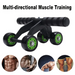Foldable Abs Plastic 4-Wheel Exercise Wheel – Ab Training Set