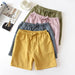 Linen Cotton Large Size Men Women Sports Leisure Comfort Shorts