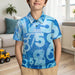 Shoulder Button Polo Shirt For Boys With Classic Fit And Comfort