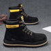 High-Top Retro Martin Boots for Men – Autumn Winter Workwear Style