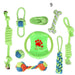 Pet Dog Cotton Rope Toy Tooth Grinding and Cleaning Bite Rope Set