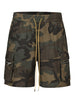 Men’s Summer Drawstring Cargo Shorts – Retro Casual Fit